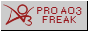 Text saying 'PRO AO3 FREAK' next to the AO3 Logo.