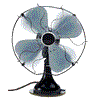 a standing electric fan