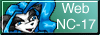 This site is rated Web NC-17 featuring an illustration of a furry character.