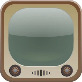 the old youtube app icon, links to the site owner's youtube channel page