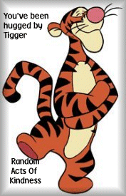 tigger from winnie the pooh flipping left and right, featuring affirmative text